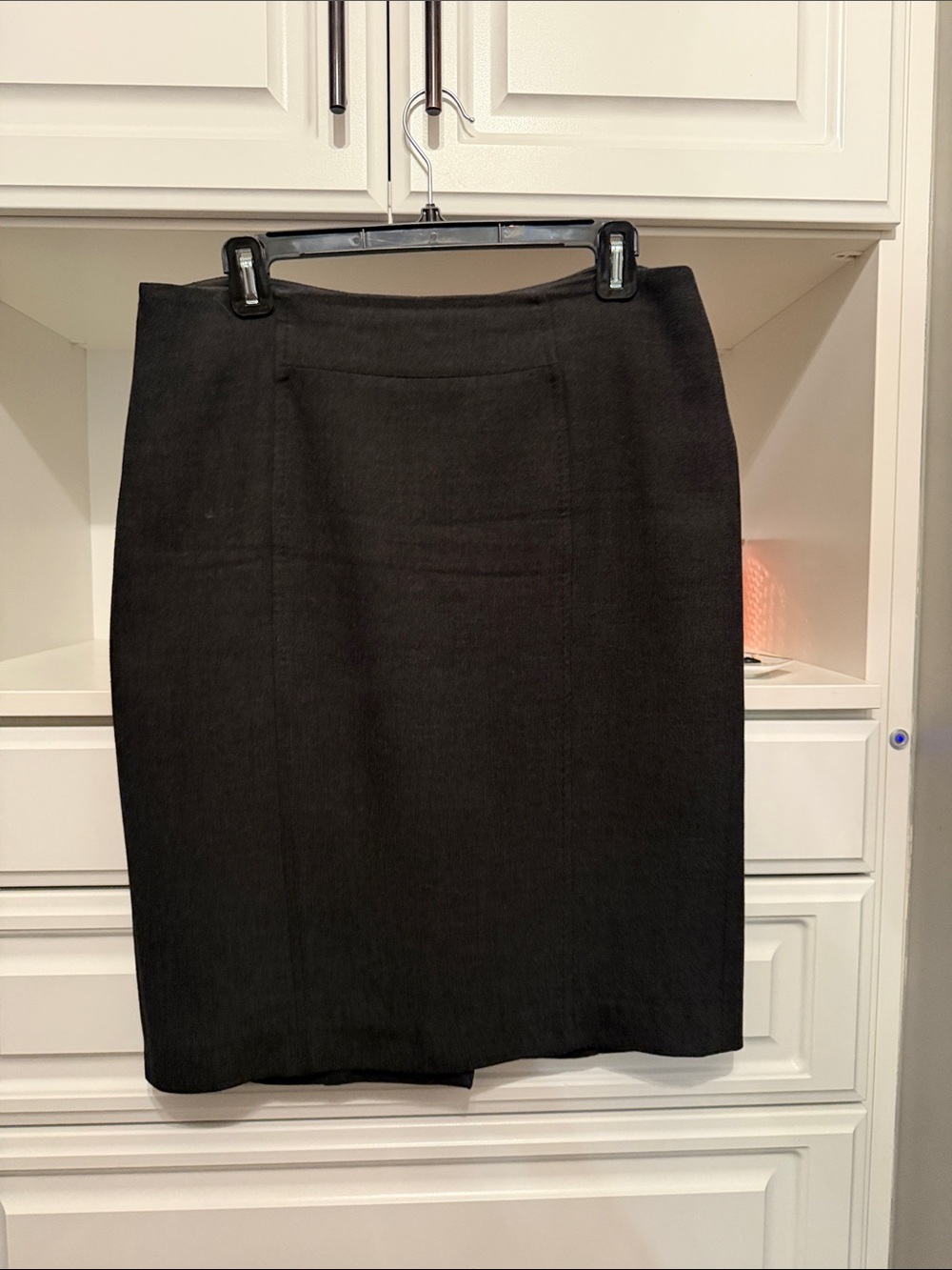Ann Taylor Loft Tailored Charcoal Gray Pencil Skirt